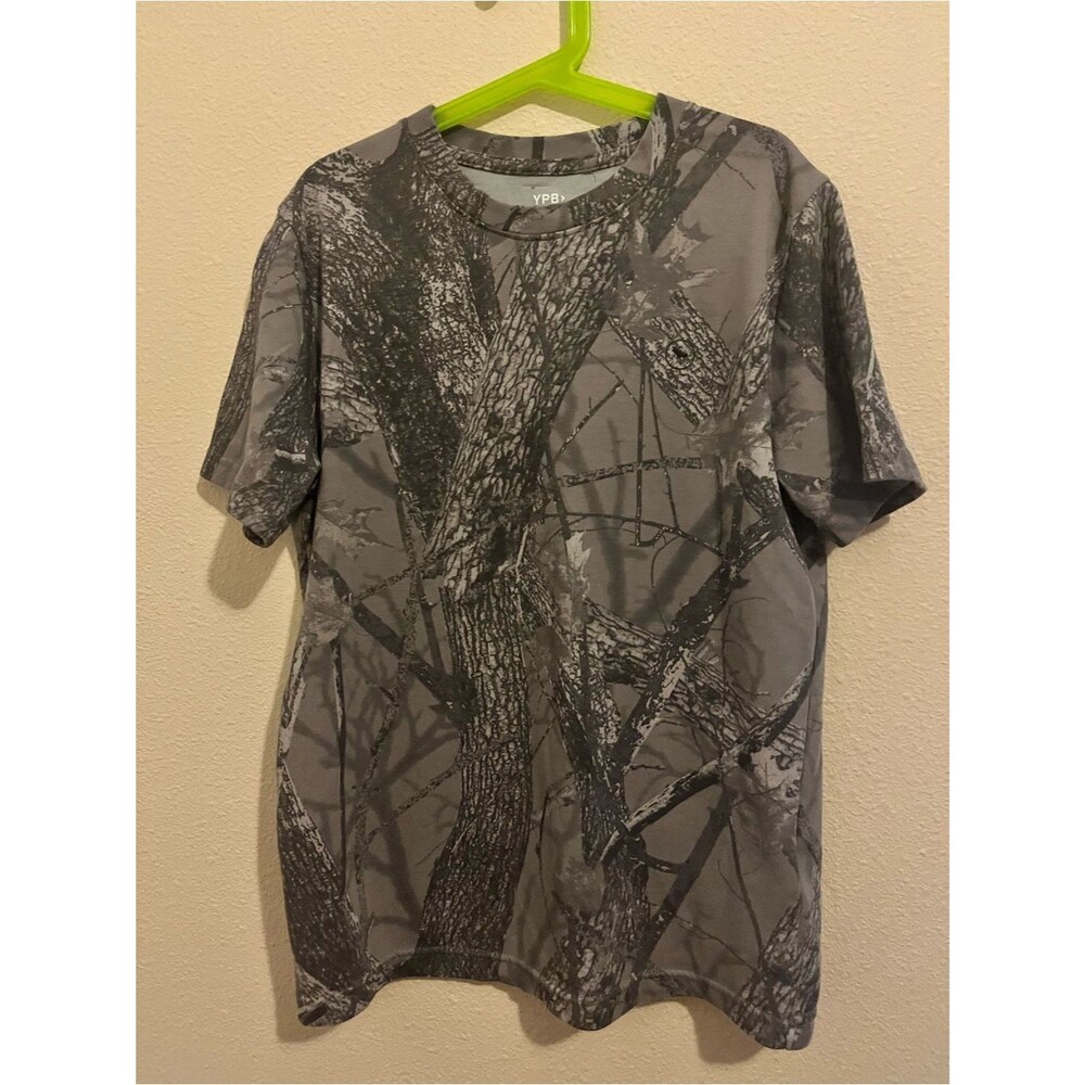 abercrombie kids Gray Tree-Camo Short Sleeve Tee